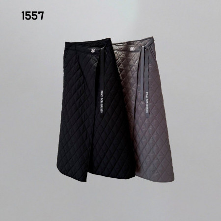 지X어 여자 1557 패딩 랩스커트 치마