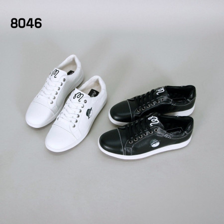 말X 남자 8046 스티치 스파이크리스 골프화