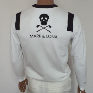 마크앤로나 빅로고 라운드 니트 신상