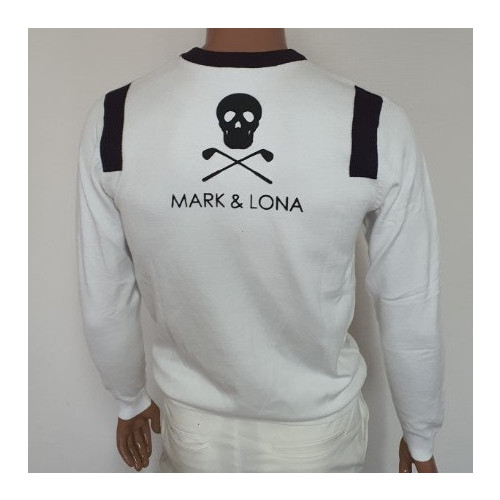 마크앤로나 빅로고 라운드 니트 신상